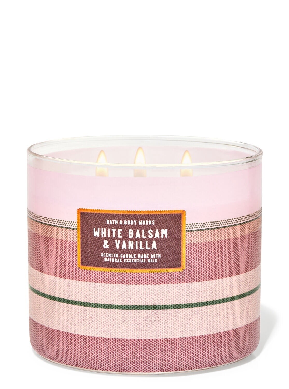 White Balsam &amp; Vanilla Candle