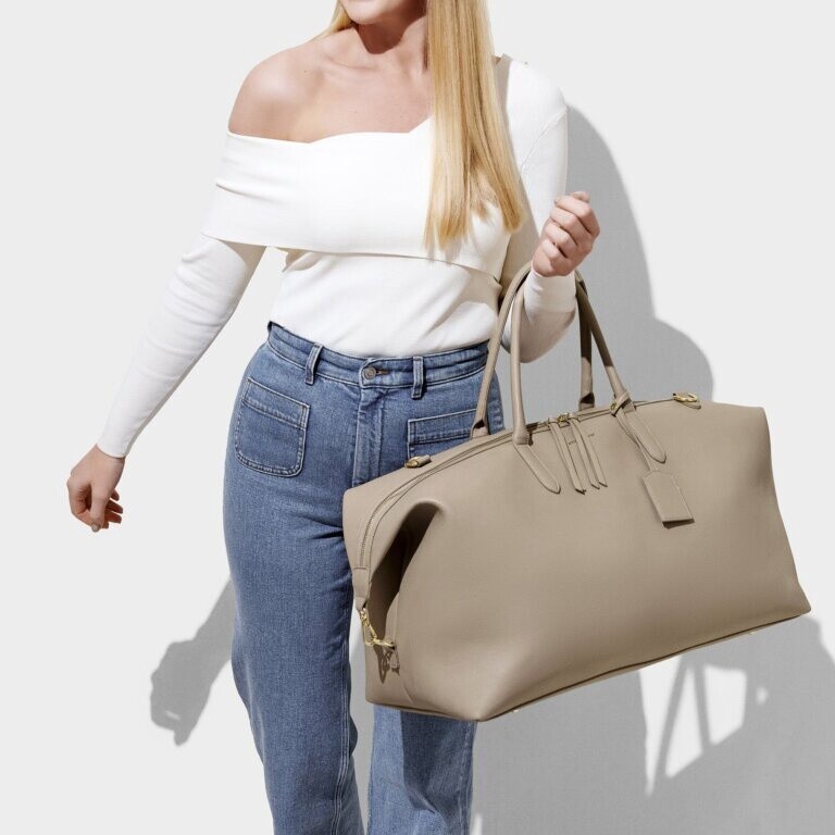 Oxford Weekend Carryall in Light Taupe