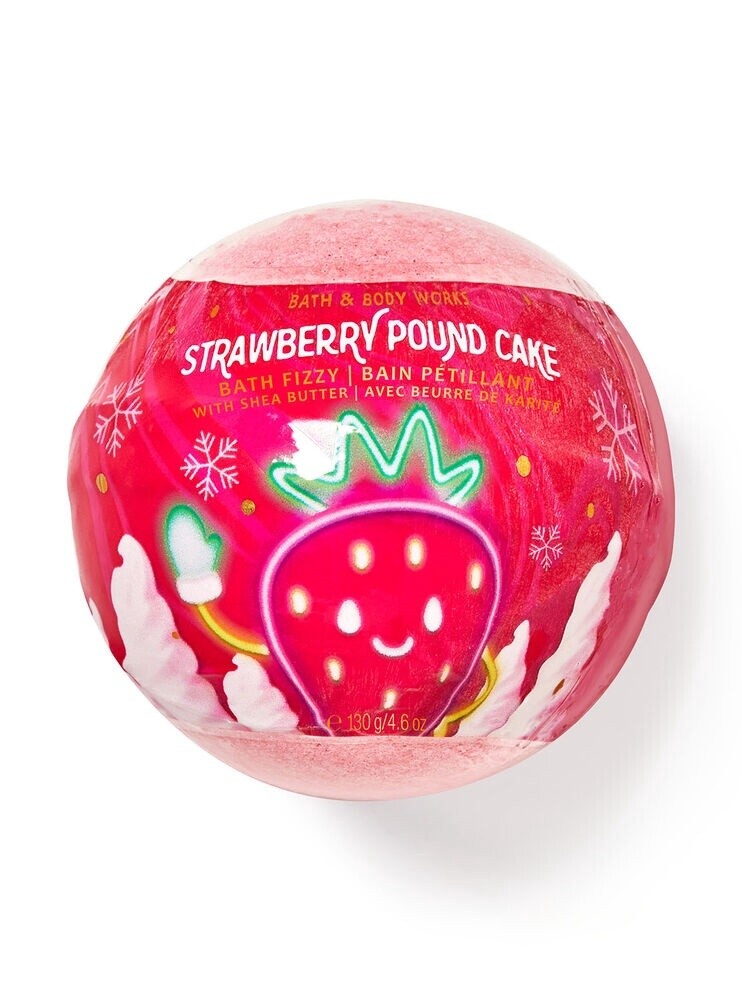 Strawberry Pound Cake Bathy Fizzy