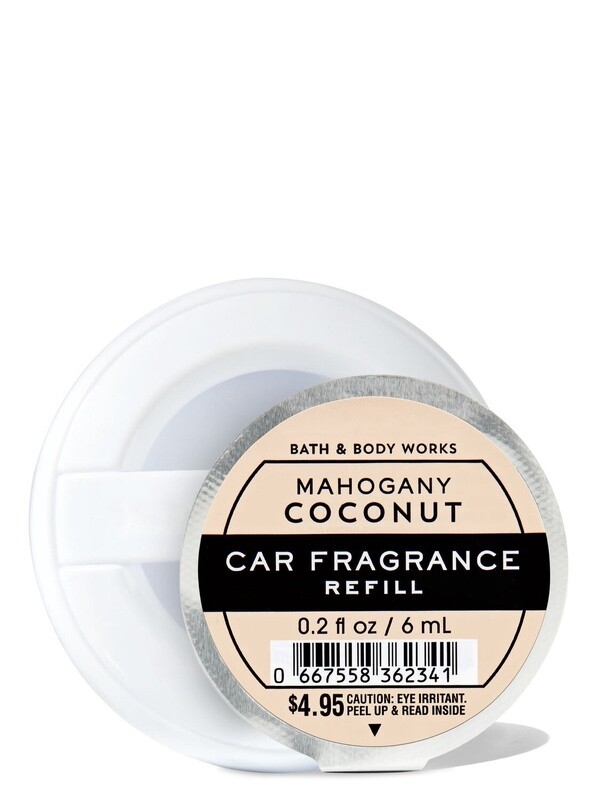 Mahogany Coconut Car Scent Refill