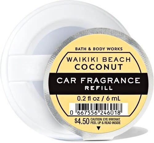 Waikiki Beach Coconut Car Scent Refill