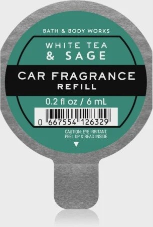 White Tea &amp; Sage Car Scent Refill