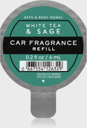 White Tea &amp; Sage Car Scent Refill
