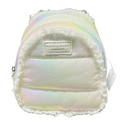 Iridescent Puffer BackPack Cosmetic Bag