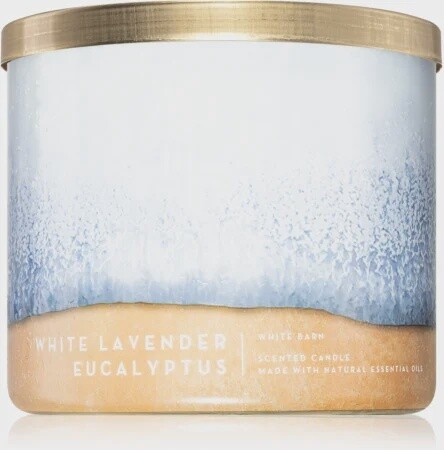 White Lavender Eucalyptus Candle
