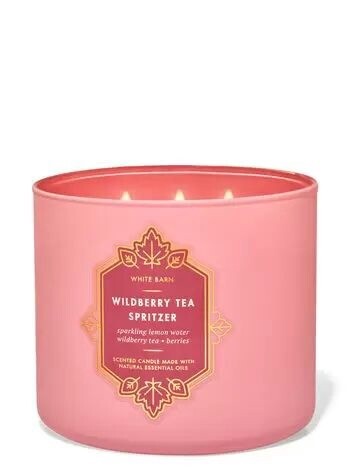 Wildberry Tea Spriter SINGLE WICK Candle