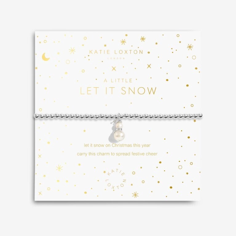 Christmas A Little &#39;Let It Snow&#39; Bracelet