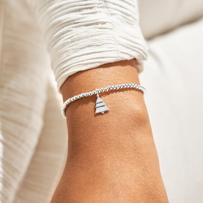 Christmas A Little &#39;White Christmas&#39; Bracelet