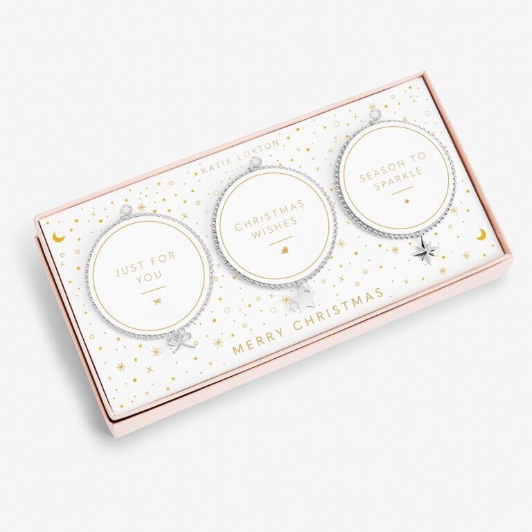 Christmas Celebration Bracelet Set &#39;Merry Christmas&#39;