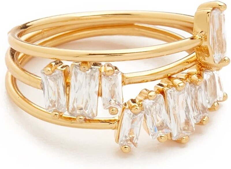 Amara Ring Set - Gold / 6