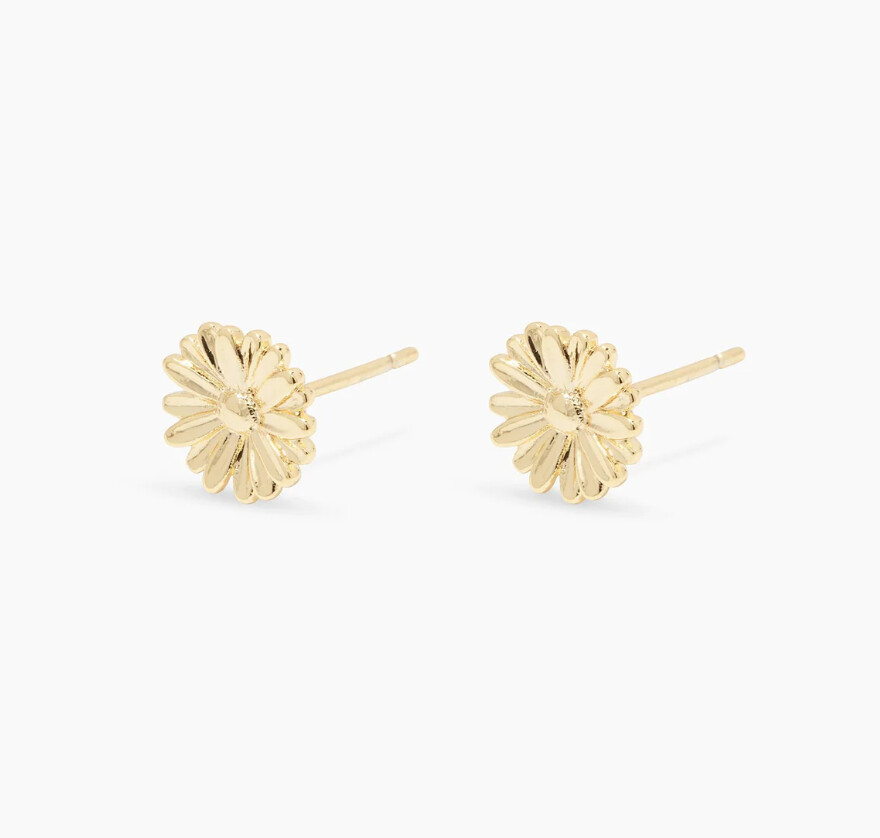Daisy Studs - Gold Earrings