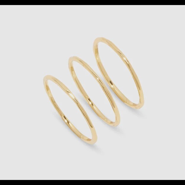 G Ring Set - Gold / 6