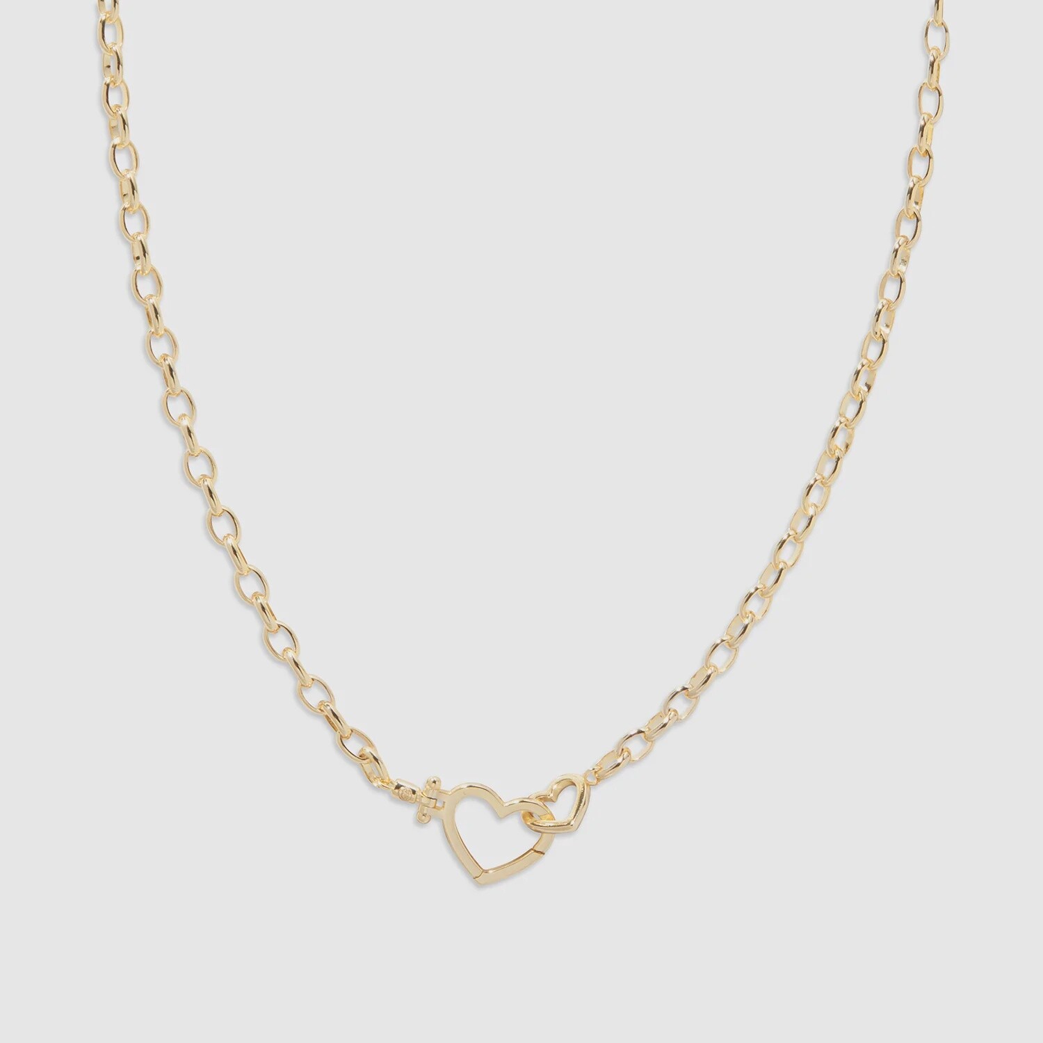 Parker Heart Necklace - Gold