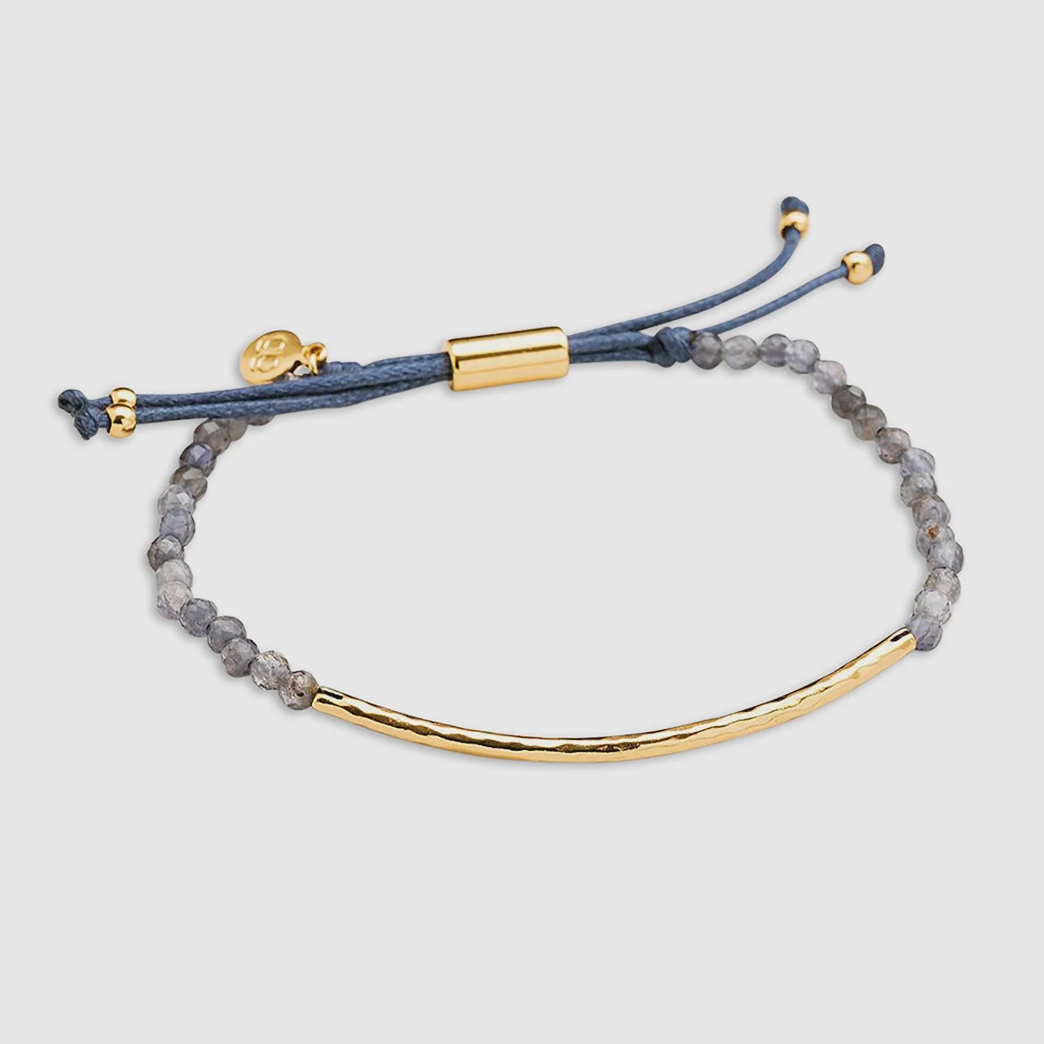 Power Gemstone Bracelet for Focus - Gold / Lolite