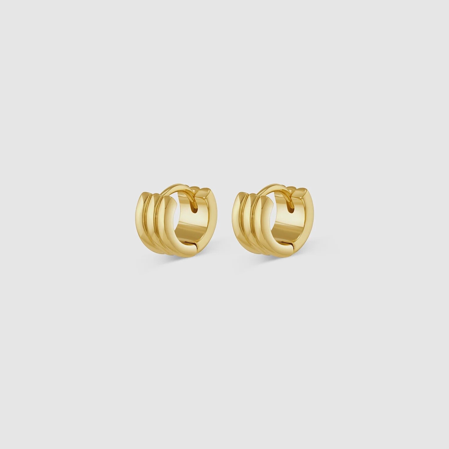 Reed Huggies - Gold Earrings