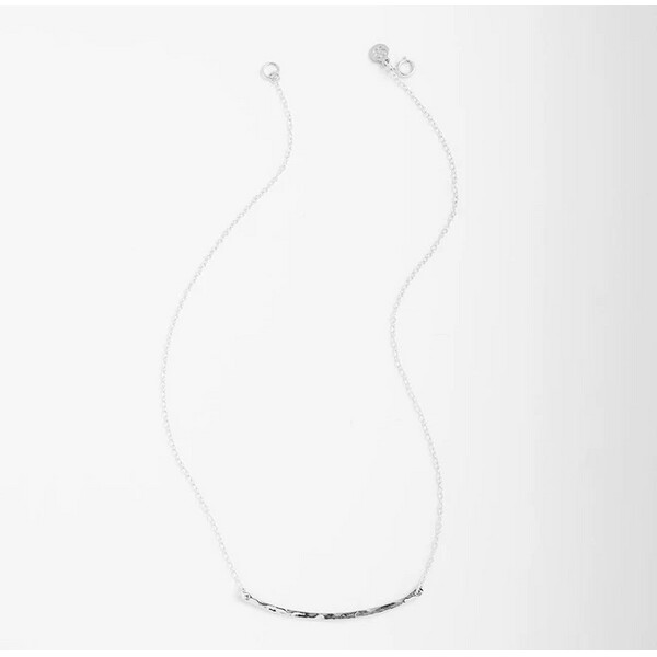 Taner Bar Necklace Silver