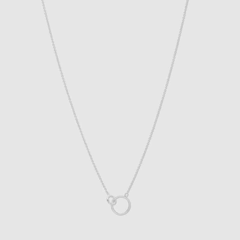 Wilshire Charm Adjustable Necklace Silver