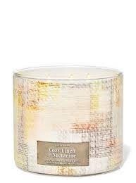 Cozy Linen &amp; Nectarine Candle