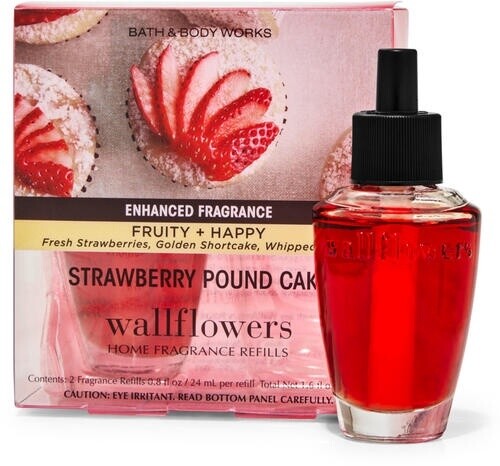 Wallflower double refill strawberry poundcake