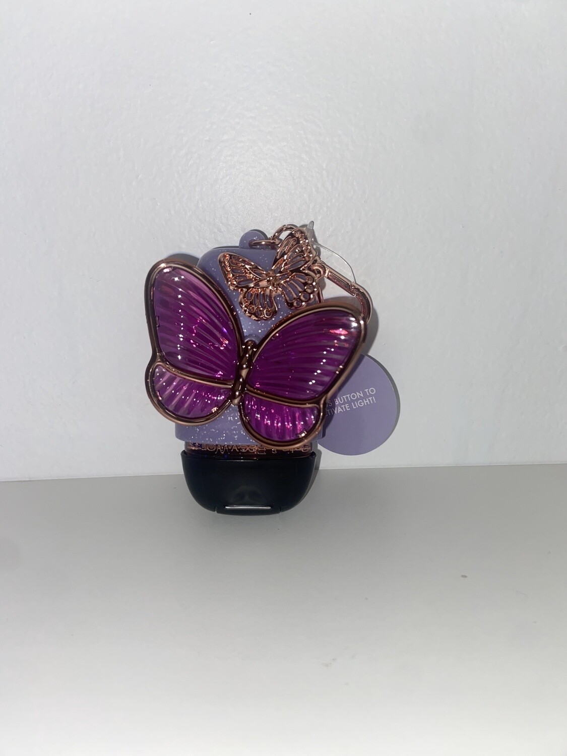 Fancy Sanitizer Holder Light-Up Butterfly