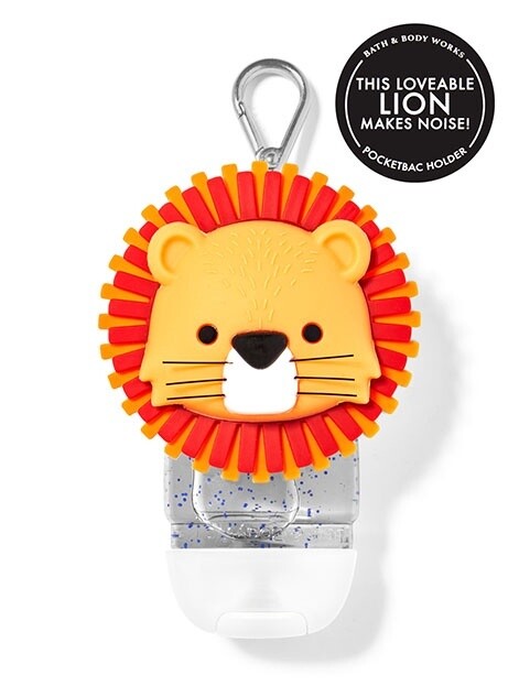 Fancy Sanitizer Holder Noise-making Lion