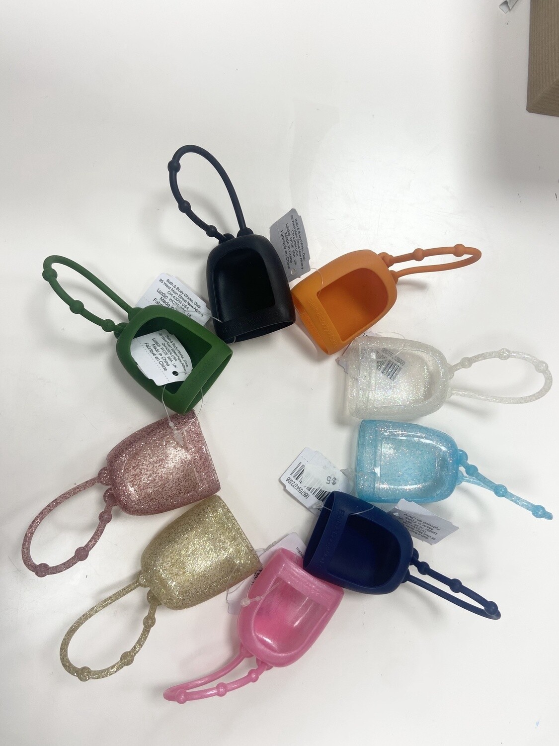 Plain hand sanitizer holder