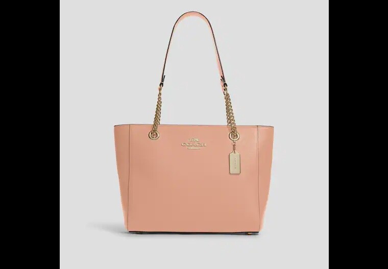 Cammie Chain Tote, Color: Faded Blush