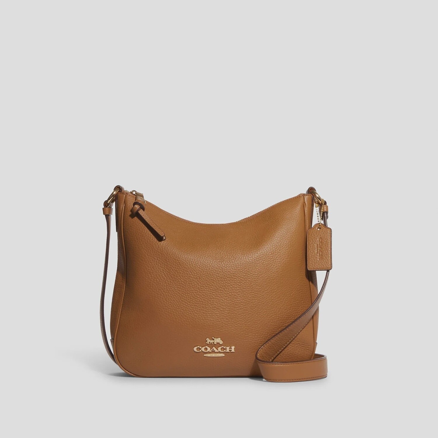 Ellie File Bag, Color: Gold/Light Saddle