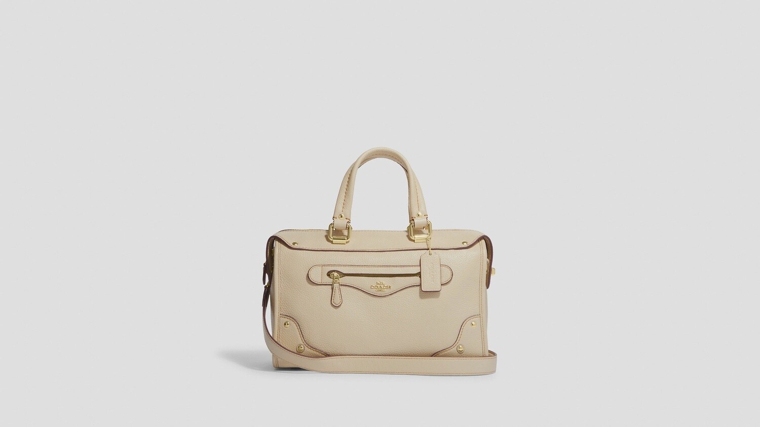 Millie Satchel, Color: Gold/ Ivory