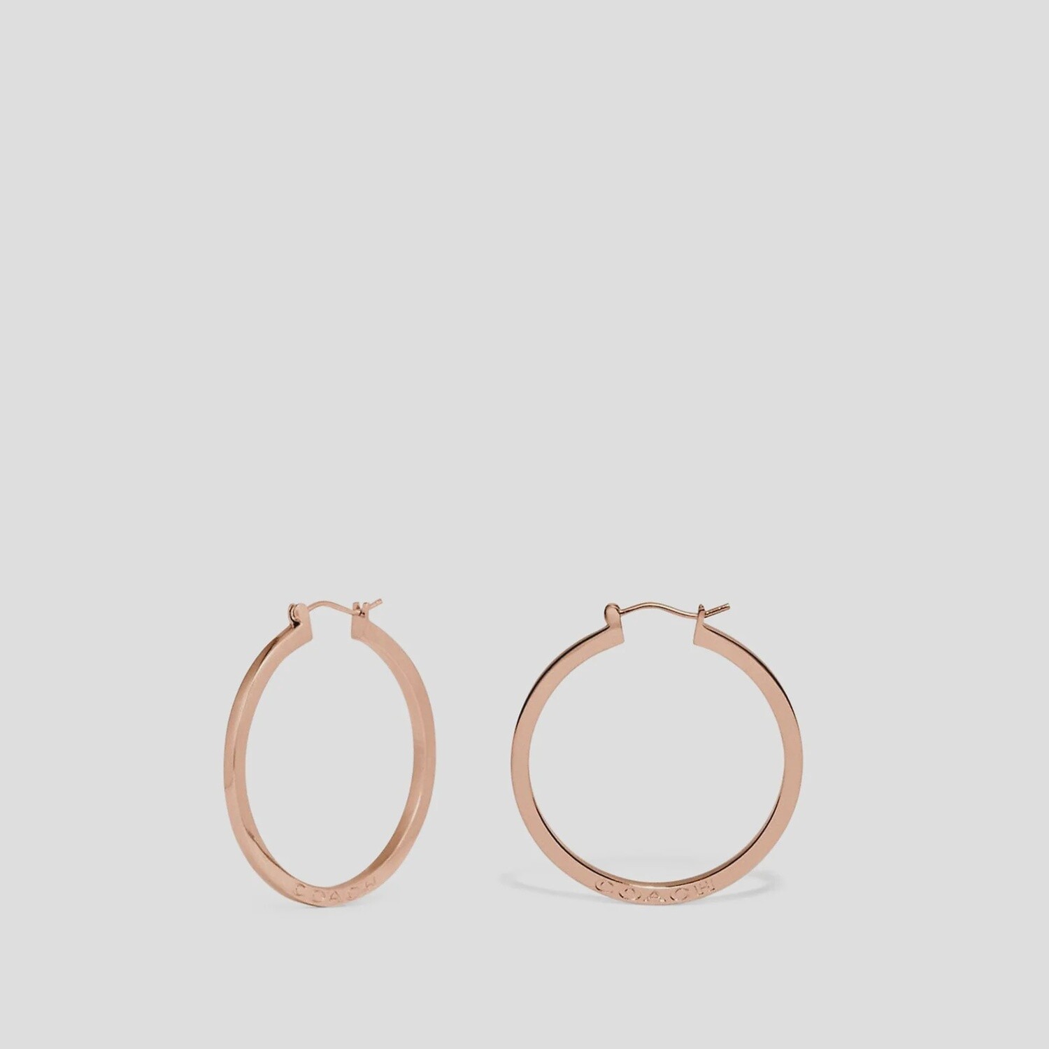 ROSE GOLD HOOP EARRINGS