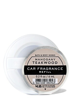 Mahogany Teakwood Car Scent Refill