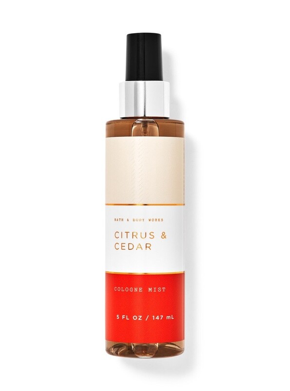 Citrus &amp; Cedar Mens Cologne Mist