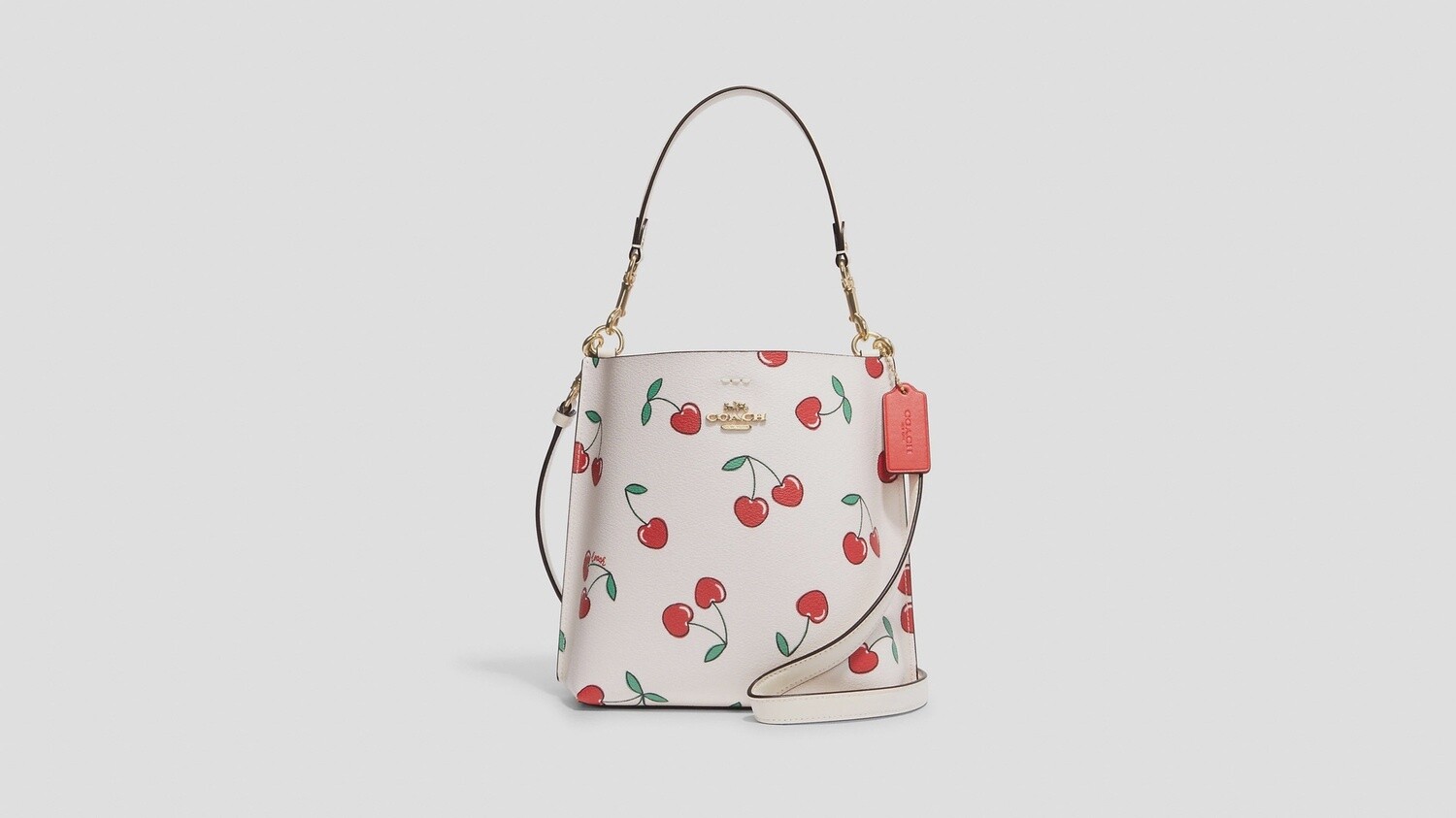 Mollie Bucket 22, Color: Gold/Chalk Multi