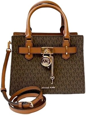 HAMILTON SMALL SATCHEL, Color: Brown