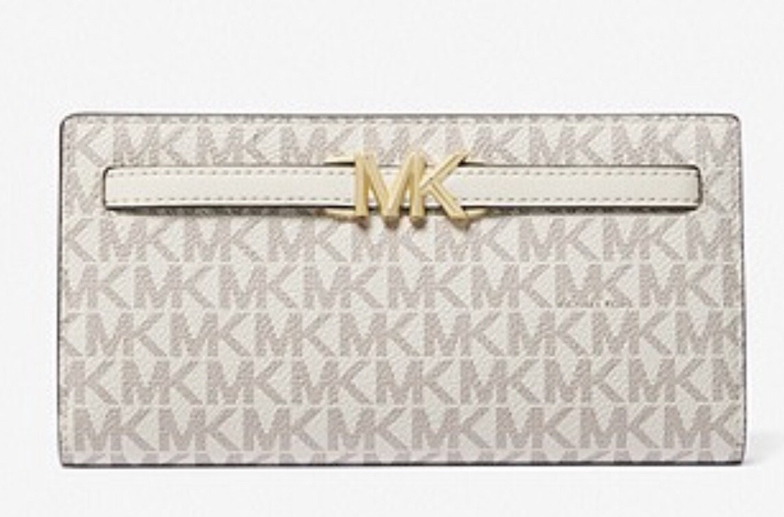Reed Wallet, Color: Light Cream Multi