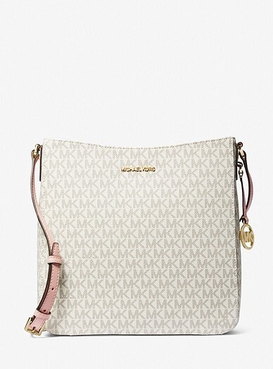 Messenger Jet Set Messenger Crossbody, Color: Vanilla sig