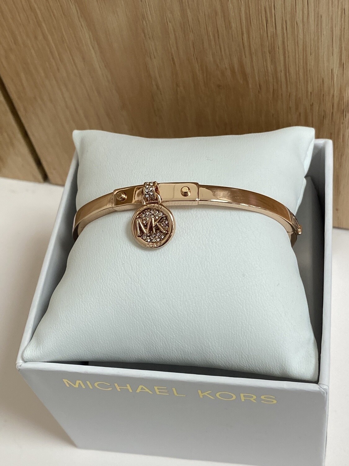 MK Bangles, Color: Circle MK Diamond Rose Gold