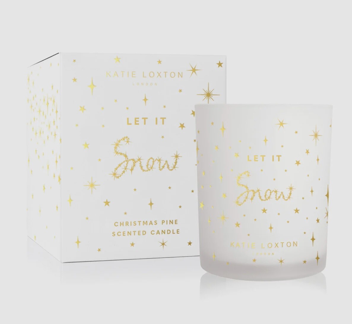 Let it Snow Candle