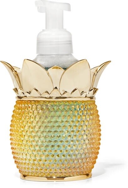 Gold Textured Pineapple Hand Soap Holder