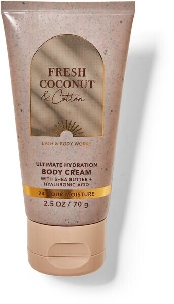 Mini Body Cream fresh coconut &amp; cotton