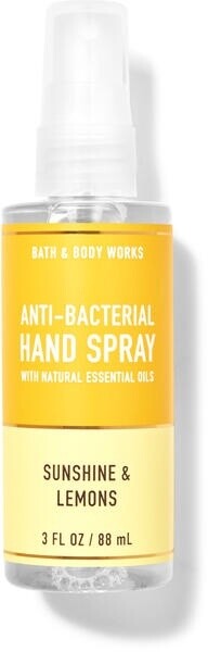 Anti-Bacterial Hand Spray Sanitizer sunshine & lemons
