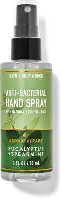 Anti-Bacterial Hand Spray Sanitizer eucalyptus + spearmint