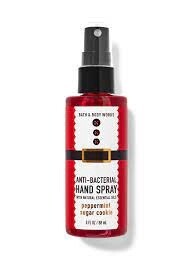 Anti-Bacterial Hand Spray Sanitizer peppermint sugar cookie