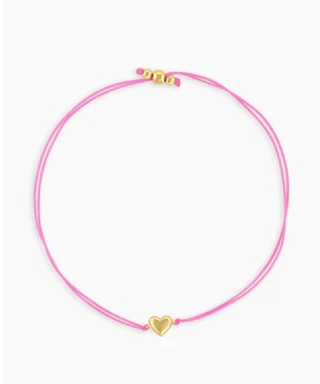 Heart Prism Bracelet - Gold / Heart