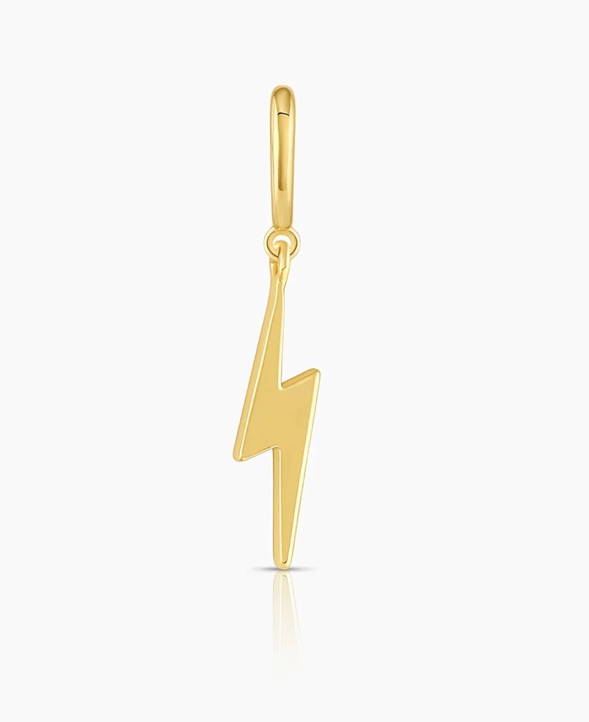 Lightning Parker Charm - Gold / Lightning