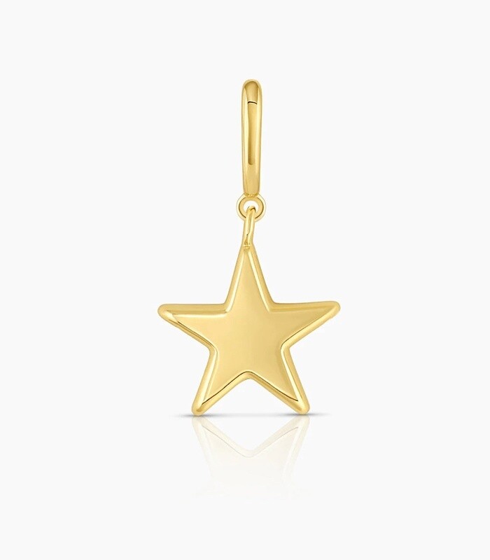 Star Helium Parker Charm - Gold / Star