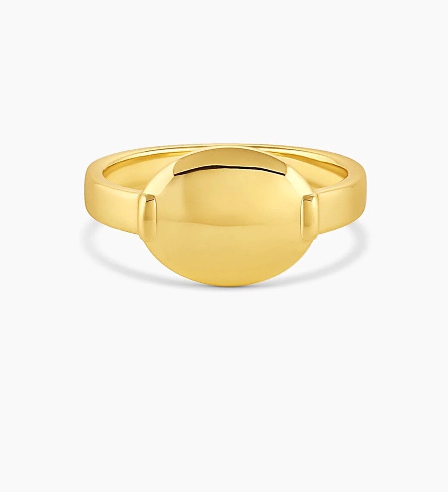 Lou Tag Ring - Gold