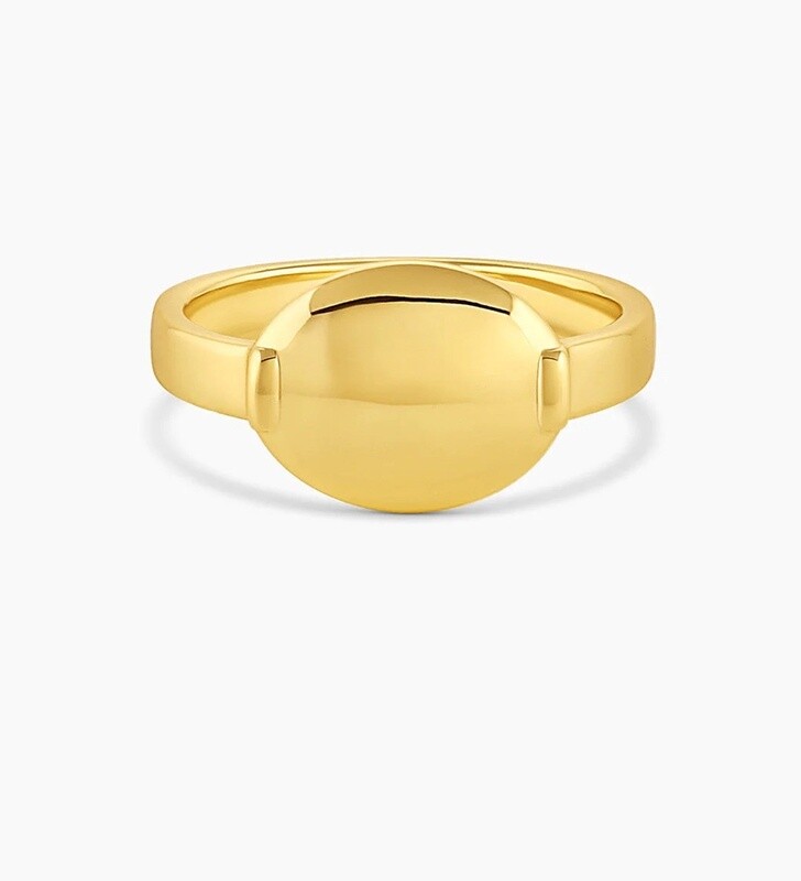 Lou Tag Ring - Gold
