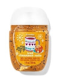 Mini Hand Sanitizer iced cinnamon roll