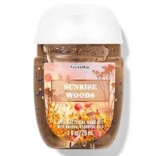 Mini Hand Sanitizer sunrise woods
